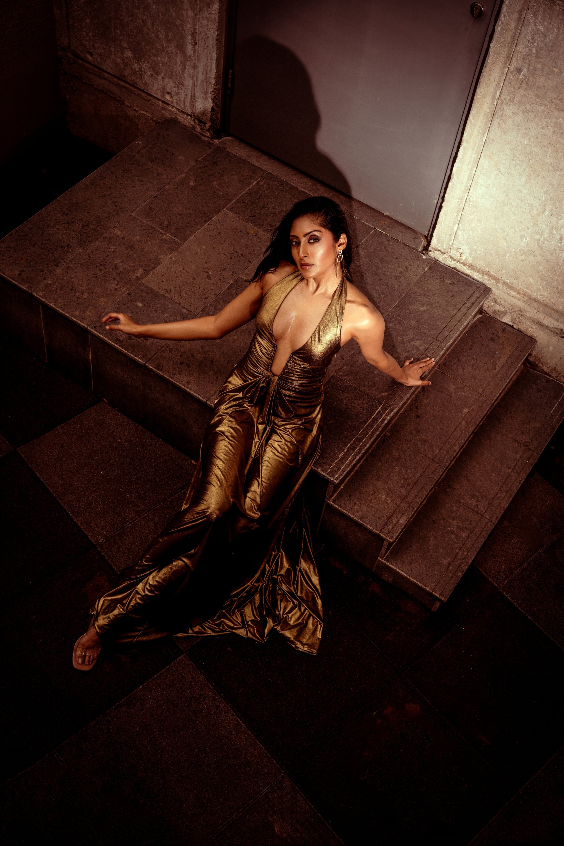 Elysian Golden Glow Maxi Dress - House of Pinks USA
